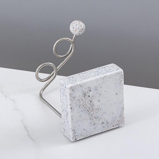 Держатель для зубных щеток, металлический органайзер для зубных щеток с основанием, высокопрочный, экономящий место, органайзер для зубных щеток на столешницу в ванной комнате