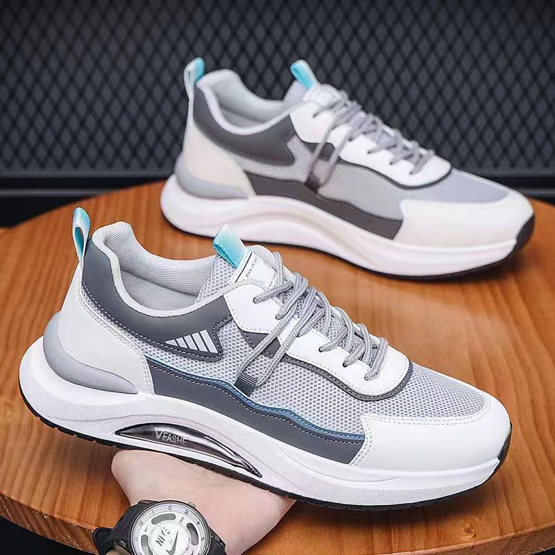 Spring Autumn New Men's  Sports Leisure Shoes Soft Bottom Anti slip Comfortable Running Shoes Waterproof Men's Single Shoes