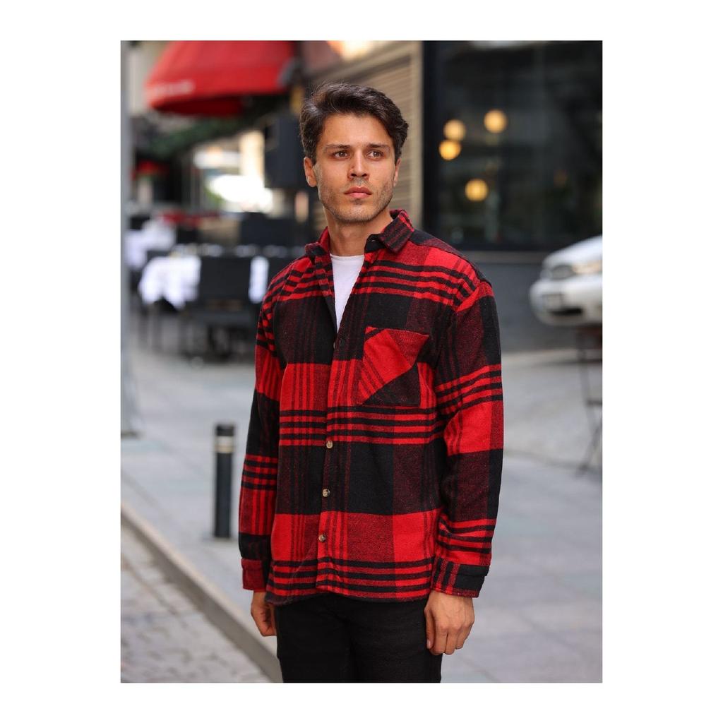 Мужская рубашка оверсайз с одним карманом Lumberjack