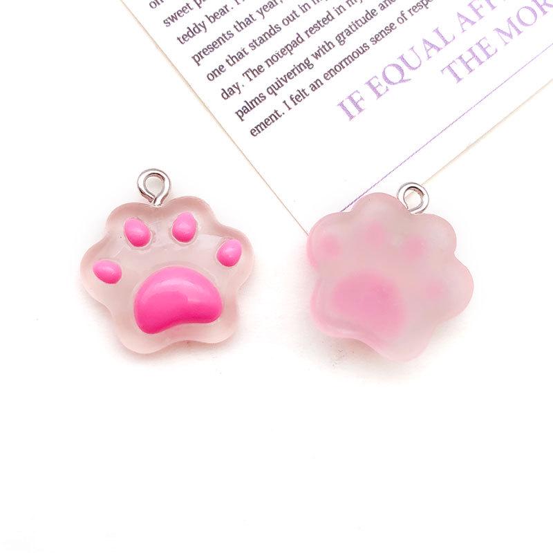 DIY Resin Pendant: Rose Red Lipstick Candy Butterfly Teddy Bear Ice Cream Milk Bottle Charm
