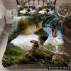 Admire Jurassic Park Dinosaur Cartoon Duvet Cover Set HD Comforter Cover For Kids Bedding Sets Bedclothes Bedroom Decor