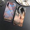 Чехол с природным пейзажем для Samsung Galaxy A52 A71 A72 A73 A53, роскошный стеклянный чехол для Samsung A13 5g A03 A22 A21s A03 Core A42 A70