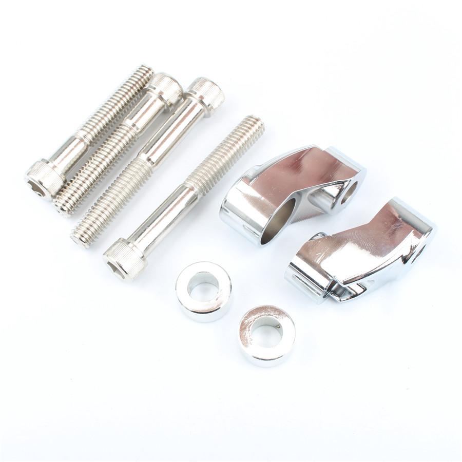 1 пара хромированных комплектов для переноса передних указателей поворота для 39 мм 49 мм Sportster FXR FXD Dyna