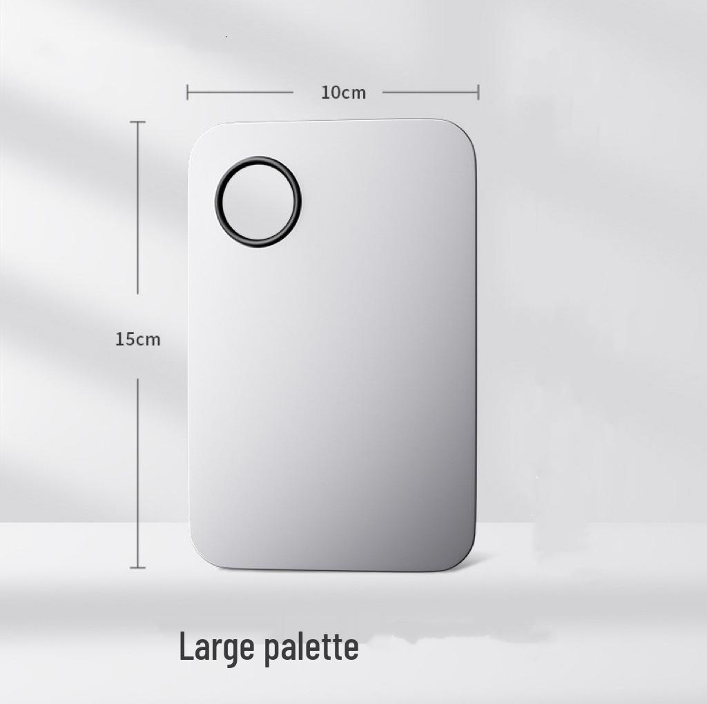 Палитра для смешивания макияжа из нержавеющей стали для тональной основы и помады