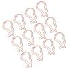12pcs Professional Cute Pear Shaped Paper Clip Document Organizing Paper Clip (Rose Gold)