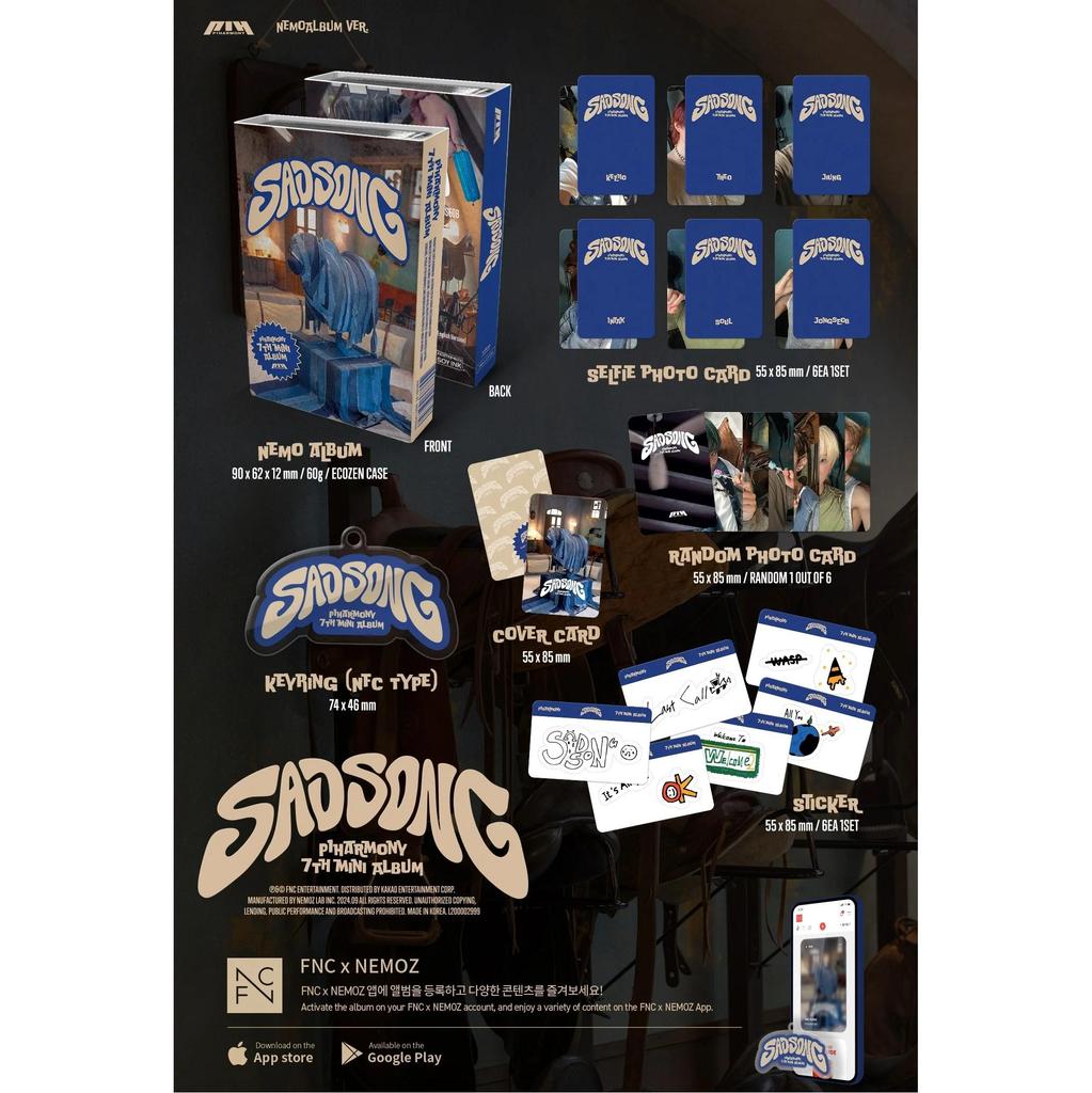 P1Harmony [SAD SONG] 7th Mini Album NEMO