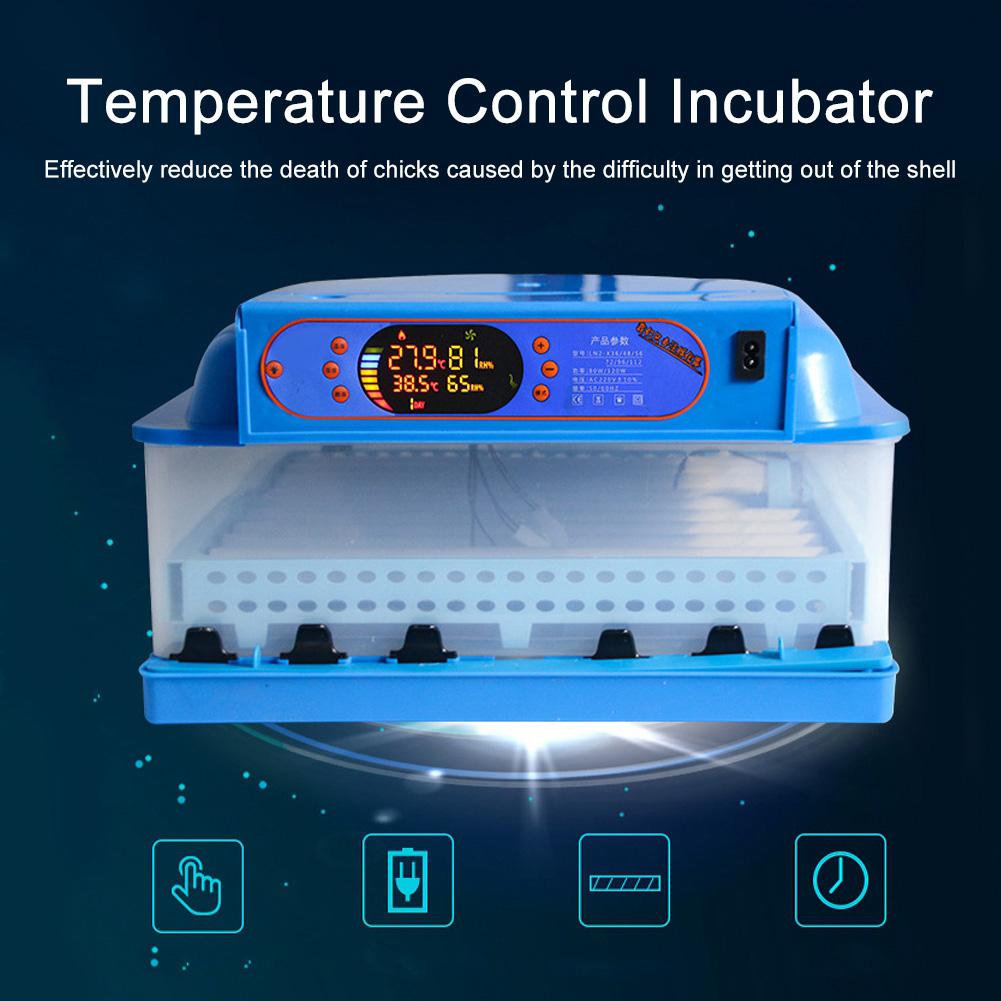 Farm Automatic 48 Eggs Digital Incubator Temperature Control Hatcher for ChickenUK Plug 220V