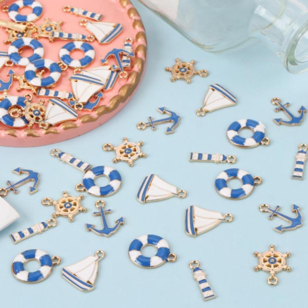 50 шт. около 18 мм в длину Морская коллекция Подвески Браслеты Ожерелье Аксессуар