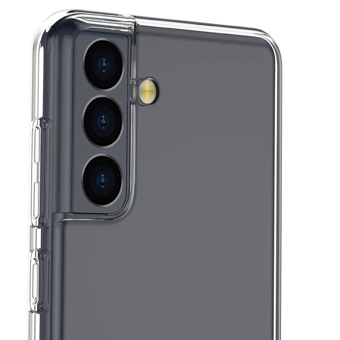 Coque et tour de cou pour Samsung Galaxy S22 5G - TPU Souple Transparent Cordon Noir réglable Phonillico®