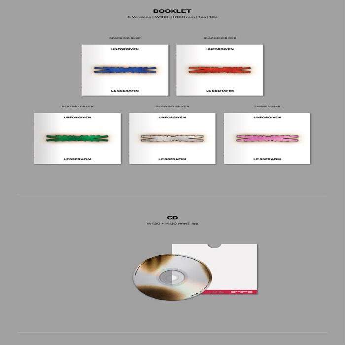 LE SSERAFIM - НЕПРОЩЕННЫЙ (Компактная версия/Случайная версия) +2 подарок