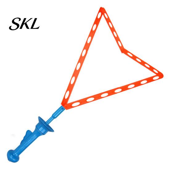 Bubble Wand for Toddlers Giant Wand, Foam Maker Kids, Transformable Triangle Picnic Toy Beach Backyard Party, Outdoor Summer Game Gift