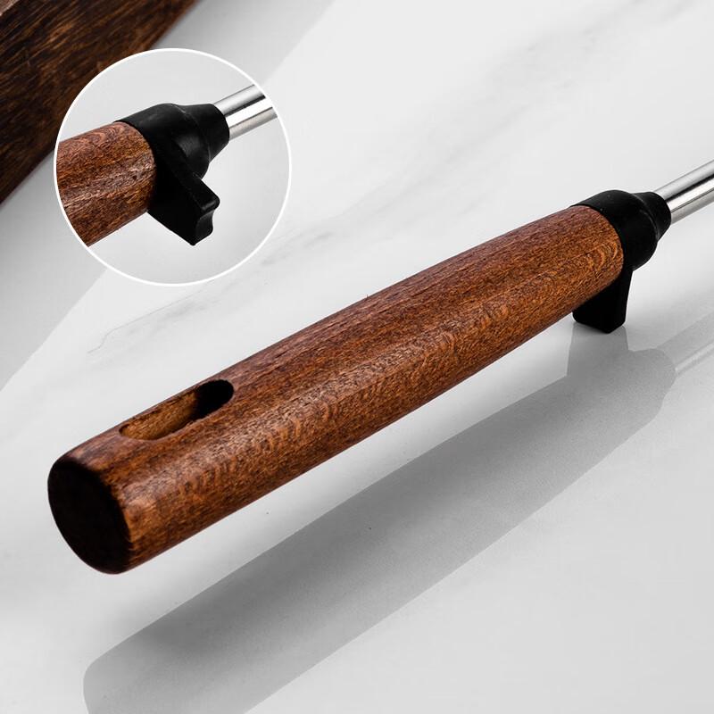 Wutuo Thickened Stainless Steel Wire Skimmer with Wooden Handle