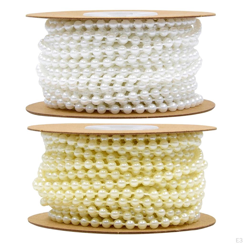 Цепочка из бисера, ювелирные изделия, свадебные поделки, длина 10 м, фурнитура для изготовления звеньев