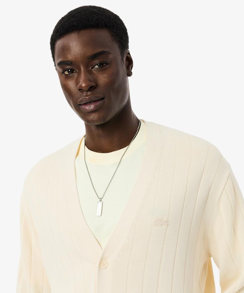 Мужской кардиган Lacoste Paris Pack с V-образным вырезом и резинкой Ah1039-56G 056