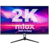 Ecran PC NILOX NXM272KD11 - 27" LED IPS WQHD 165Hz G-Sync Compatible - Noir