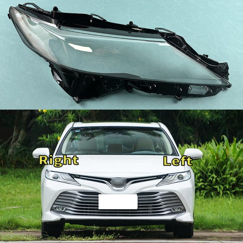 For Toyota Camry 2018-2023 High Headlight Cover Shade Headlamp Shell Transparent Lampshade Lens Auto Replacement Parts