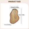 Wood Serving Tray Food Dish Appetizer Dinner Versatile Snack Plate, Platter for