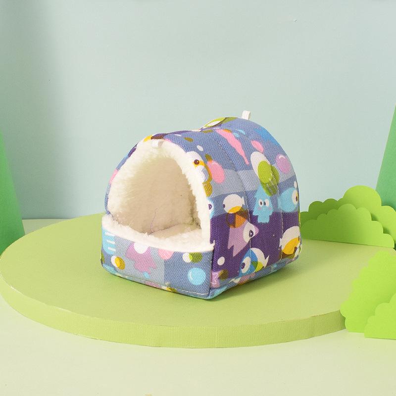 Теплое хлопковое гнездо для медовой летяги, хомяка, медовой летяги, золотого медвежьего гнезда, удобное мягкое хлопковое гнездо для питомца