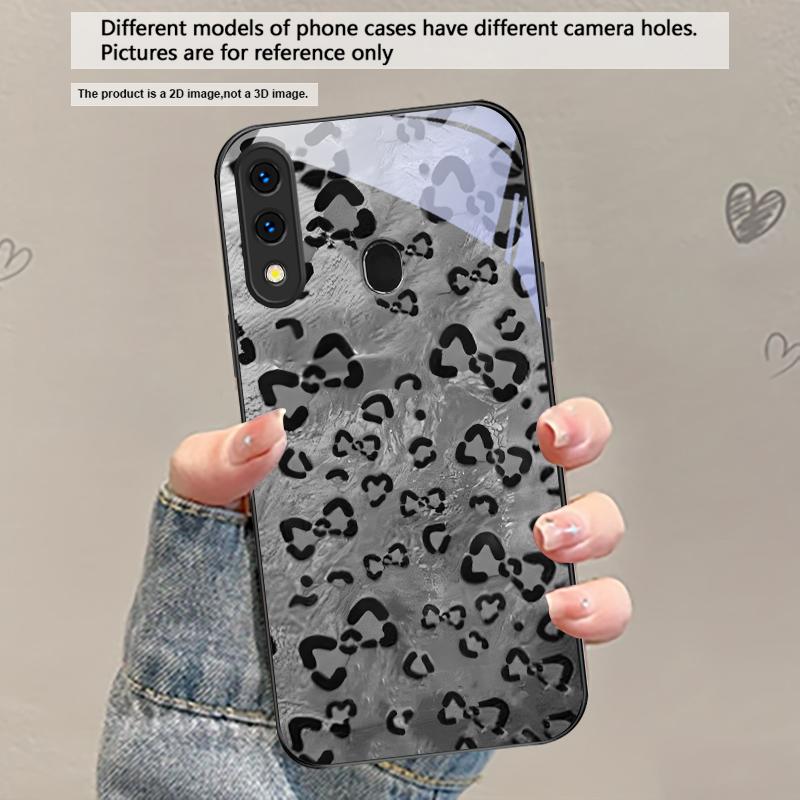 Абстрактный леопардовый принт Для Samsung Galaxy A30 A31 A32 A33 A34 A35 A42 A30s A20 A25 A26 A51 A56 A54 A72 A73 A70 Стеклянный чехол для телефона