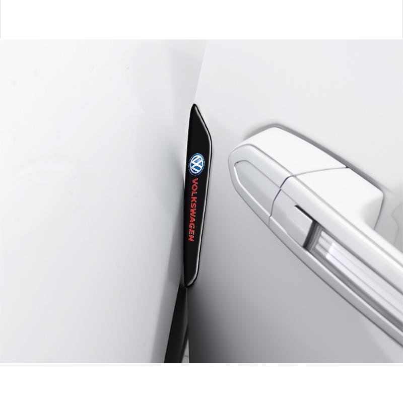 Car Sticker Hub Caps Car Stickers Door Edge Guards Trim Molding Protection Strip Scratch Protector For Volkswagen VW GOLF POLO P