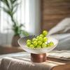 Декоративная подставка для миски, держатель для блюд, деревянная основа, модный декор, высокая ножка, поднос для фруктов