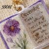 Minimalist Book Pendant Women Birth Flower Necklace, Floral January to Everyday Wear Necklace December Month Gift for Wife Girlfriend Unique