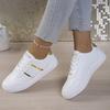 Women's Casual Sports Shoes - Lace Up Low Cut Design, Comfortable Fabric Lining, Suitable for All Seasons, Women's Sports Shoes