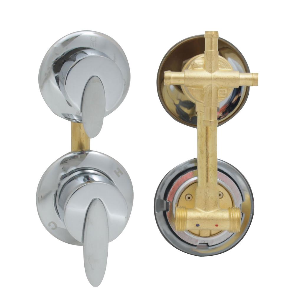 4-ходовой латунный смесительный клапан-переключатель, универсальный смеситель для душа, кран, регулятор температуры, винт для ванной комнаты