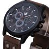 Fashion Leather Men's Sports Watch/Calendar Display/Casual