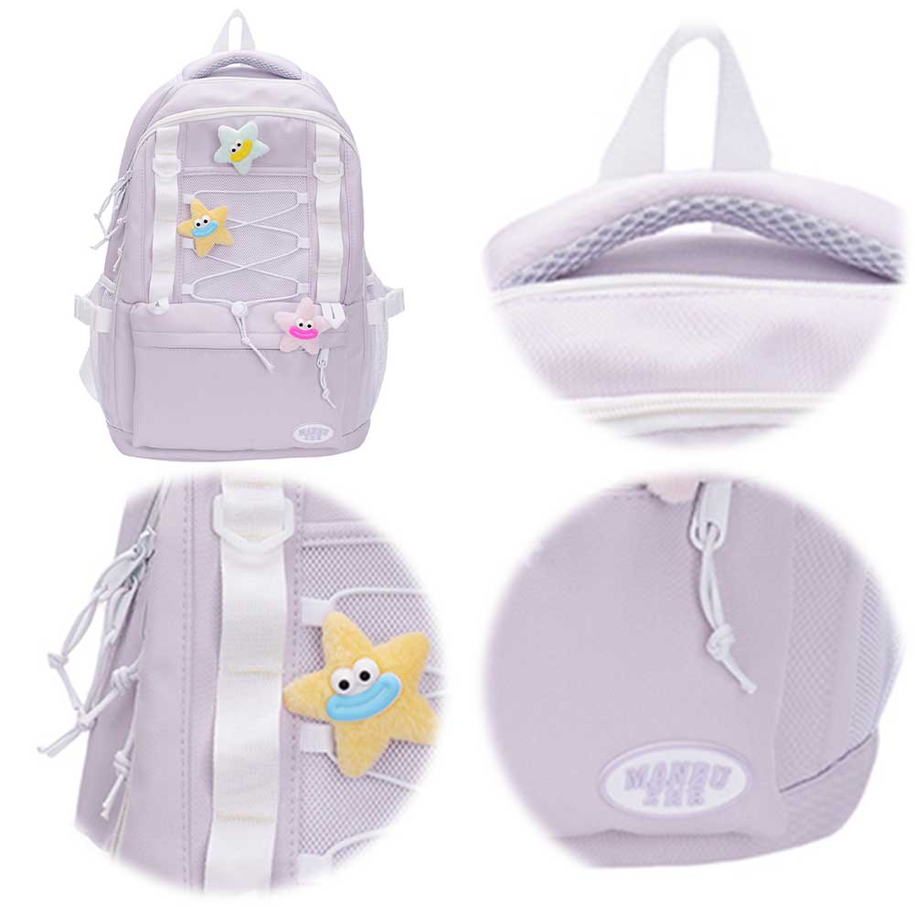 Рюкзак для женщин, многокарманный школьный рюкзак из нейлона большой емкости, рюкзак для путешествий, поездок на работу и отдыха