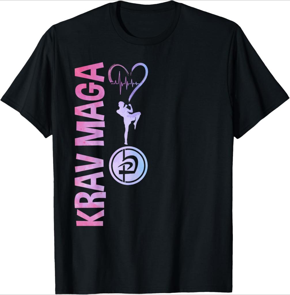 Krav Maga Apparel Israeli Self Defense System Krav Maga design 100 cotton Oneck short sleeve casual printed mens Tshirt