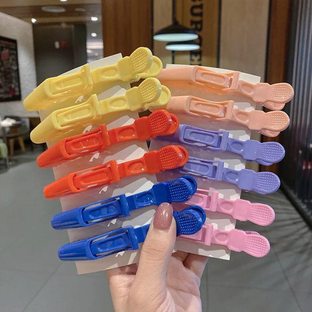 Professional Crocodile Hairpins Colorful Hairdressing Hair Grip Alligator Hair Clips  Men/Women