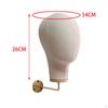 Manikin Head Canvas Mannequin ,Multipurpose Sturdy Wall Mounted Wig Display Hat