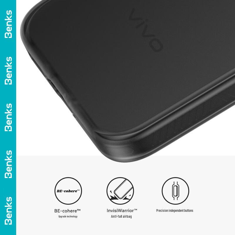 Защитный чехол Benks Lucid Armor с пескоструйной обработкой для Vivo X300/X300 Pro