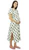 Nursing Cotton Kaftan Front Buttons Maternity Night Wear Caftan