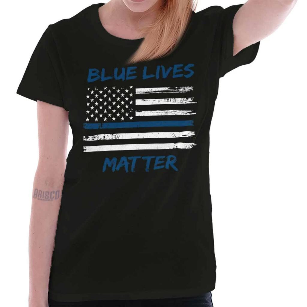 Женский топ с графическим принтом Pro Cop Police USA Officer Law Enforcement Junior