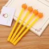 Cute Pumpkin Neutral Pen Gifts For Kids Cute Silicone Pumpkin Head Pen Children Gifts Halloween Thanksgiving Day Party Favors
