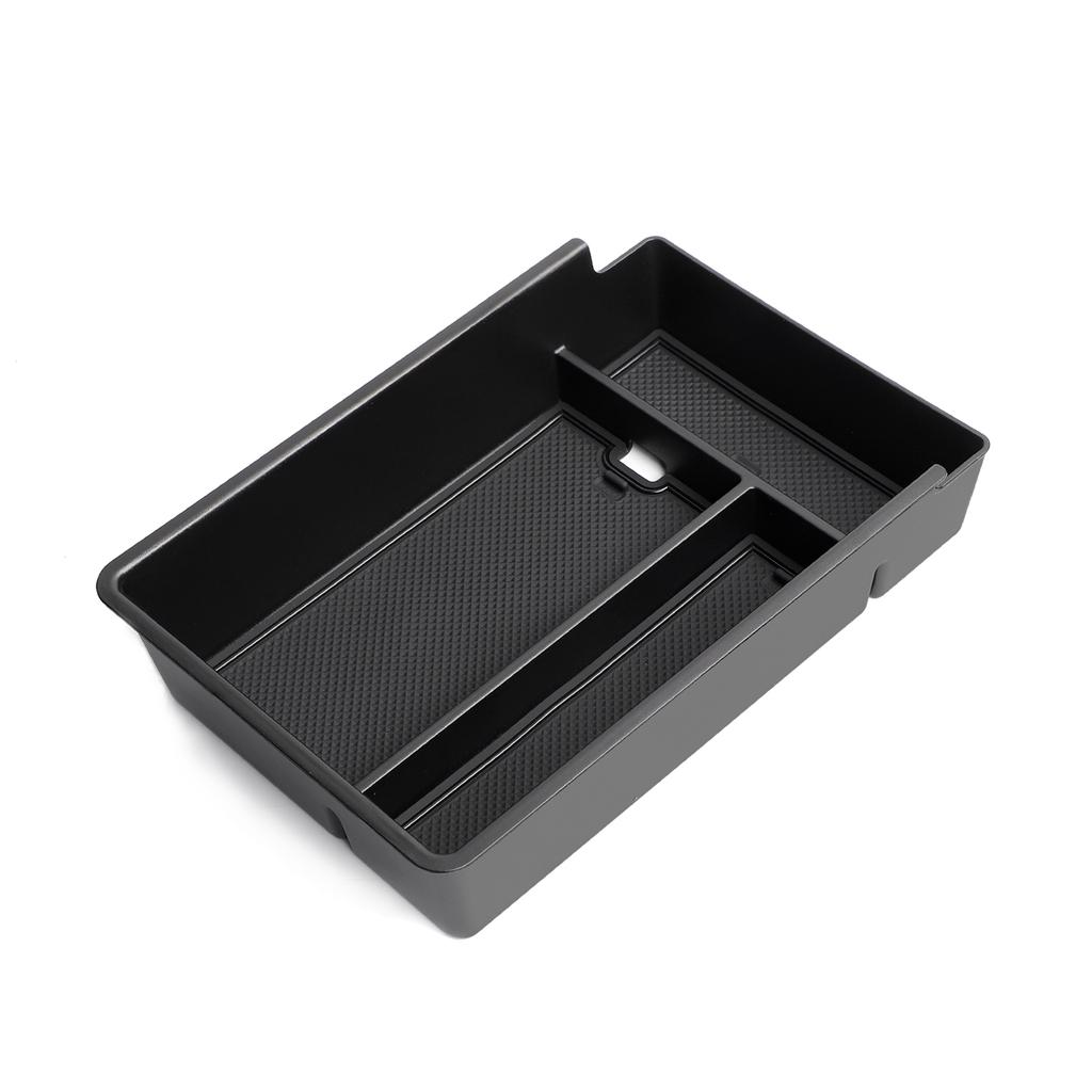 For Xpeng G6 2023 2024 Armrest Storage Box Car Center Console Tray Organizer Interior Accessories Tidying Black