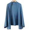 Ladies' Fashionable Cashmere Shawl Paired With Warm, Fashionable And Stylish High-end Knitted Cape Dual-use Scarf
