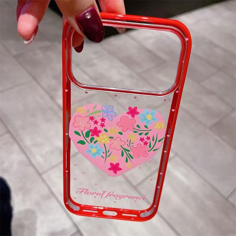 Красный Новогодний Бант Противоударный Чехол для Телефона Совместимый с iPhone 15/16/17 ProMax