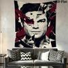 DEXTER Wall Tapestry Aesthetic Wall Hanging Printed Fabric Blanket Decorative Tapestries for Bedroom Living Room Home Decor