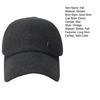 Men Winter Baseball Hat Long Brim Solid Color Windproof Cold Resistant Ear Protection With Earflap Cold Weather Father Outdoor Cap