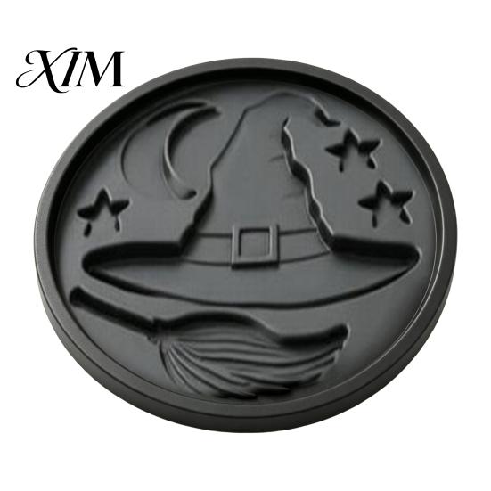 Resin Soap Making Mold Halloween Stepping Stone Mold, Reusable Plastic Molds, DIY Cement Durable Casting Form Path Maker for Garden Patio Lawn