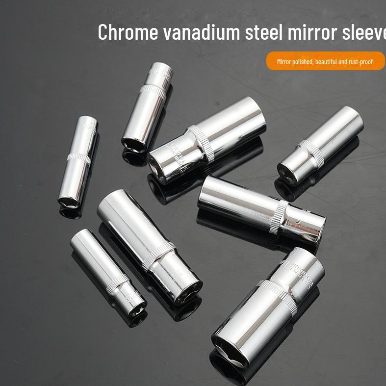 Набор из 121 инструмента: гаечный ключ с храповым механизмом и торцевой головкой с удлинителями