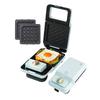SOLEMOOD Hot Sandwich Maker Electricity (Blue Warfle with Timer Possible)