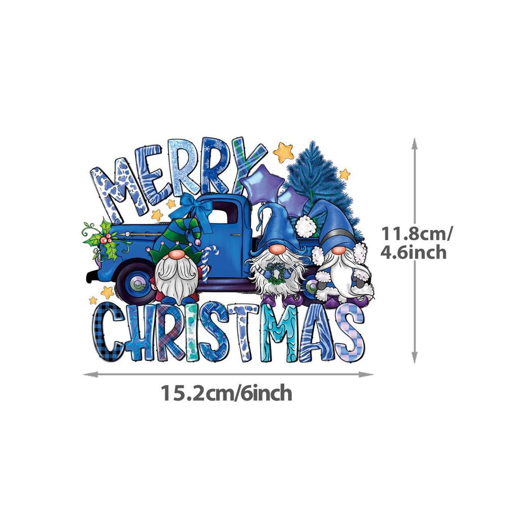 Детская одежда нашивка термонаклейка рождественский подарок ребенку наклейки толстовки топы своими руками моющийся термопресс виниловая нашивка для одежды