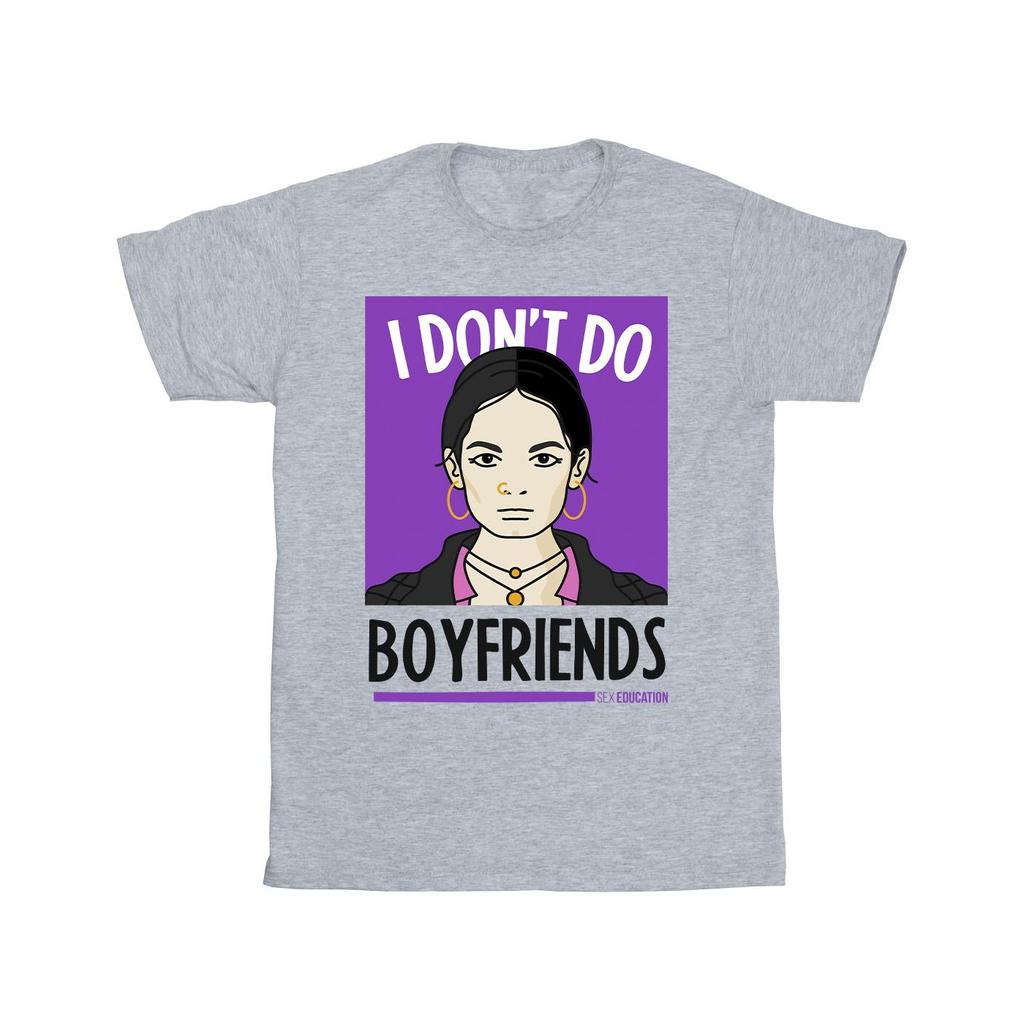 Netflix Mens Sex Education I Don´t Do Boyfriends T-Shirt
