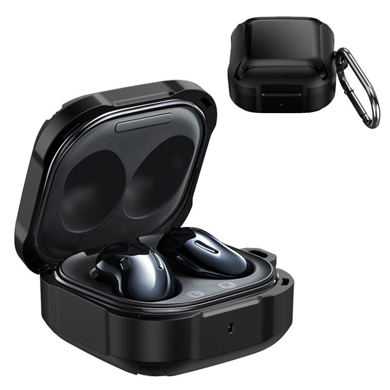 Для Samsung Galaxy Buds FE ТПУ+ПК С крючком Ударопрочная броня Чехол для Bluetooth-наушников Защитная крышка Для Galaxy Buds2 Pro Live