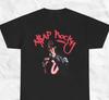 ASAP ROCKY Футболка с коротким рукавом HIP HOP High Street Мужская Женская Готическая Большого Размера Футболки A$AP Портрет Свободный Повседневный Харадзюку Топы