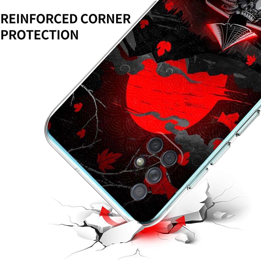 Япония Redsun Самурай бусидо Чехол для телефона Для Samsung A51 A71 A21S A12 A11 A31 A41 A03S A22 A13 A33 A73 A53 A52 A32 5G A23 Чехол